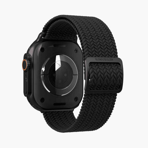 Vonmählen zamjenski remen za Apple Watch 40/41/42 mm, All Black Woven Loop, One Size