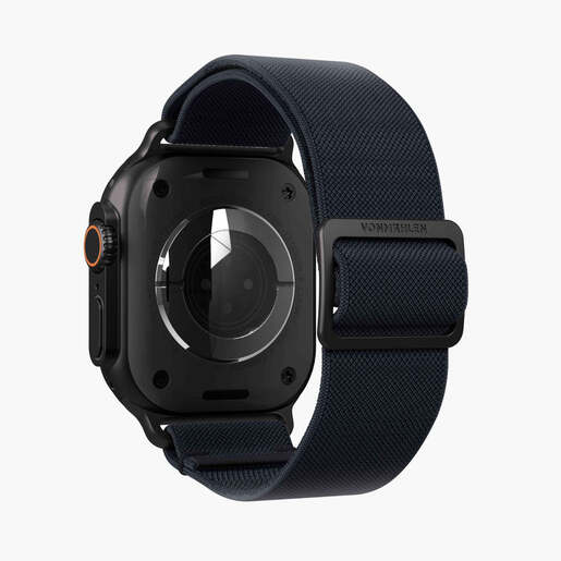 Vonmählen zamjenski remen za Apple Watch 44/45/46/49 mm, Navy Black Classic Nylon Loop, One Size
