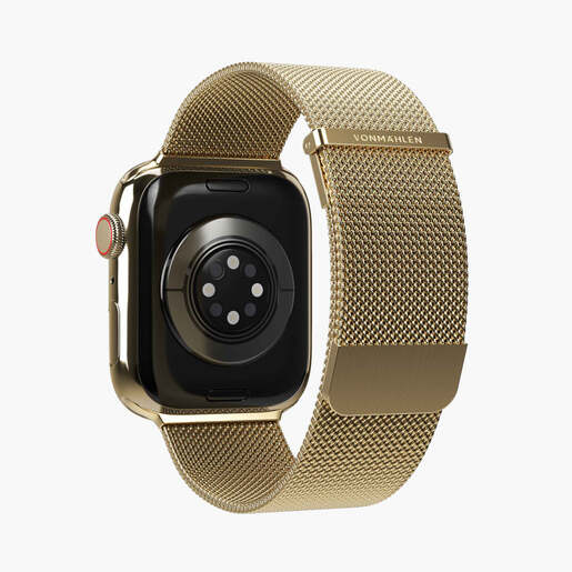 Vonmählen zamjenski remen za Apple Watch 44/45/46/49 mm, Gold Milanese Loop 2, One Size