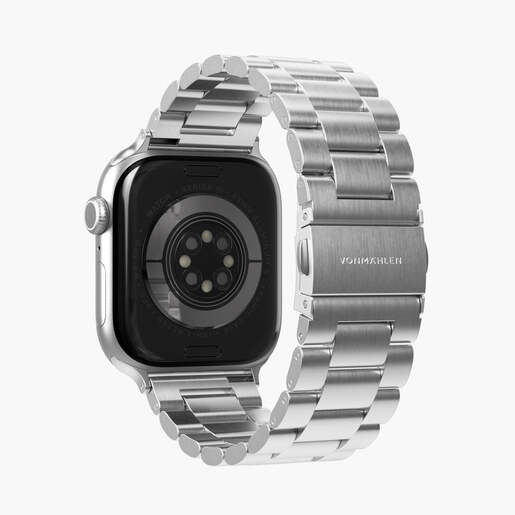 Vonmählen zamjenski remen za Apple Watch 44/45/46/49 mm, Silver Link Bracelet 2, One Size