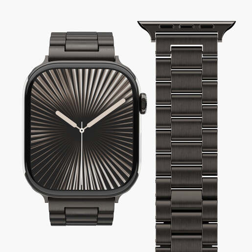 Vonmählen zamjenski remen za Apple Watch 44/45/46/49 mm, Granite Gray Link Bracelet 2, One Size