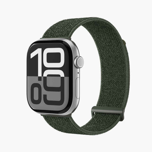 Vonmählen zamjenski remen za Apple Watch 44/45/46/49 mm, Olive Fitness Loop 2, One Size