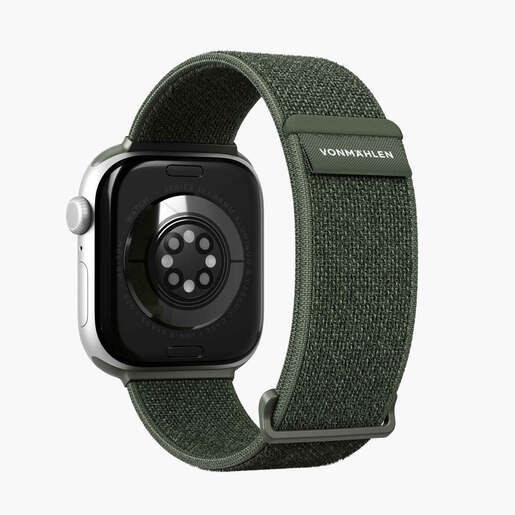 Vonmählen zamjenski remen za Apple Watch 44/45/46/49 mm, Olive Fitness Loop 2, One Size