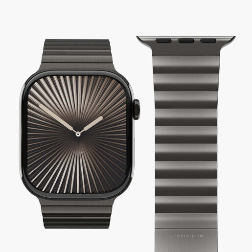 Vonmählen zamjenski remen za Apple Watch 40/41/42 mm, Granite Gray Link Bracelet Pro, One Size