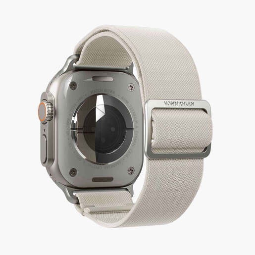 Vonmählen zamjenski remen za Apple Watch 40/41/42 mm, Cream Classic Nylon Loop, One Size