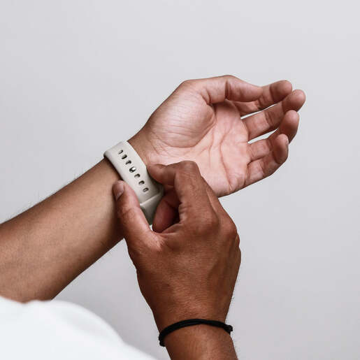 Vonmählen zamjenski remen za Apple Watch 44/45/46/49 mm, Cream Classic Band 2, One Size