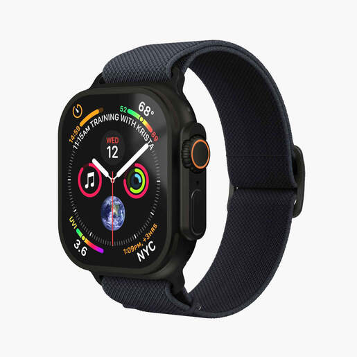 Vonmählen zamjenski remen za Apple Watch 40/41/42 mm, Navy Black Classic Nylon Loop, One Size