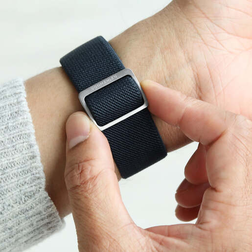 Vonmählen zamjenski remen za Apple Watch 44/45/46/49 mm, Navy Classic Nylon Loop, One Size