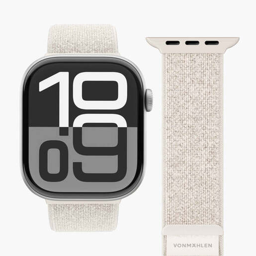 Vonmählen zamjenski remen za Apple Watch 40/41/42 mm, Cream Fitness Loop 2, One Size