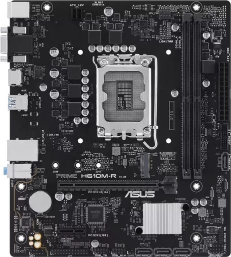 Matična ploča Asus PRIME H610M-R D4-SI, LGA1700, Intel H610, mATX