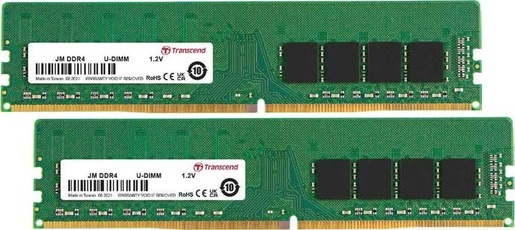 Memorija Transcend 32GB DDR4 3200MHz, (2x16GB), JetRam (JM3200HLE-32GK)