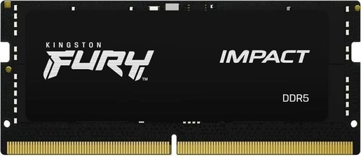 Memorija Kingston 16GB DDR5 6000MHz, SO-DIMM FURY Impact XMP (KF560S38IB-16)