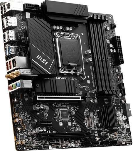 Matična ploča MSI PRO B760M-A WIFI DDR4, LGA1700, Intel B760, mATX