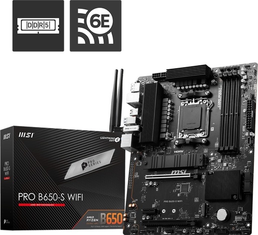Matična ploča MSI PRO B650-S WIFI, AM5, AMD B650, ATX