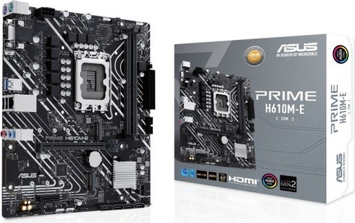 Matična ploča Asus PRIME H610M-E-CSM, LGA1700, Intel H610, mATX