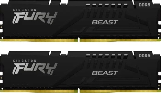 Memorija Kingston 32GB DDR5 6000MHz, (2x16GB), FURY Beast Black EXPO (KF560C36BBE2K2-32)