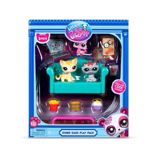 Littlest Pet Shop zabavna večera, set za igru