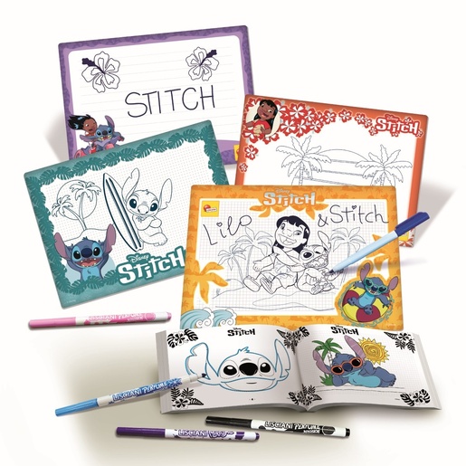 Stitch škola crtanja s mirisnim markerima, kreativni set