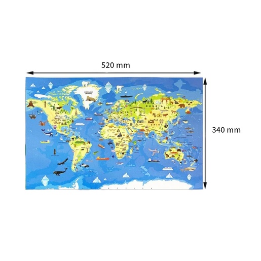 Atlas svijeta - knjiga i slagalica