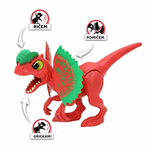 Dinos Unleashed interaktivna igračka Dilophosaurus