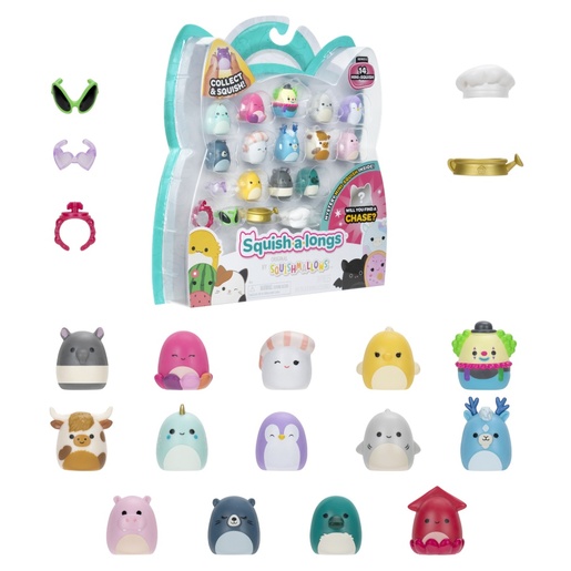 Squishmallows Squish-a-longs set mini figura, u kuhinji, 14 kom