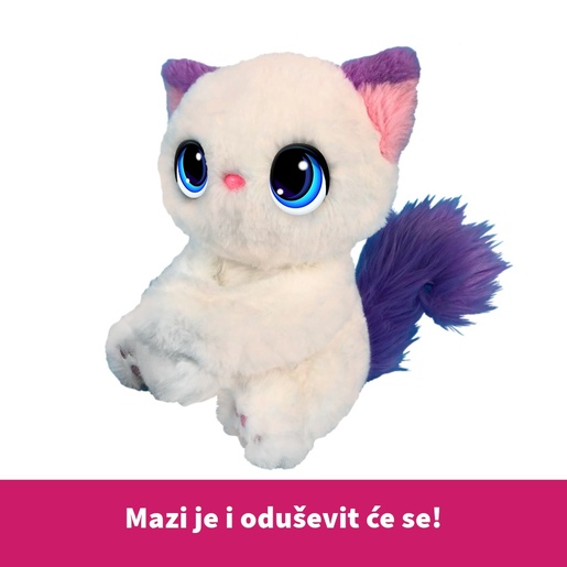 Ljubimci mazilice interaktivni plišanci - maca Chloe, 20cm