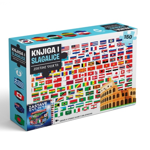 Zastave svijeta - knjiga i slagalica