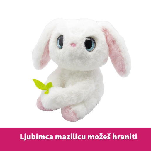 Ljubimci mazilice interaktivni plišanci - zeko Poppy, 20cm