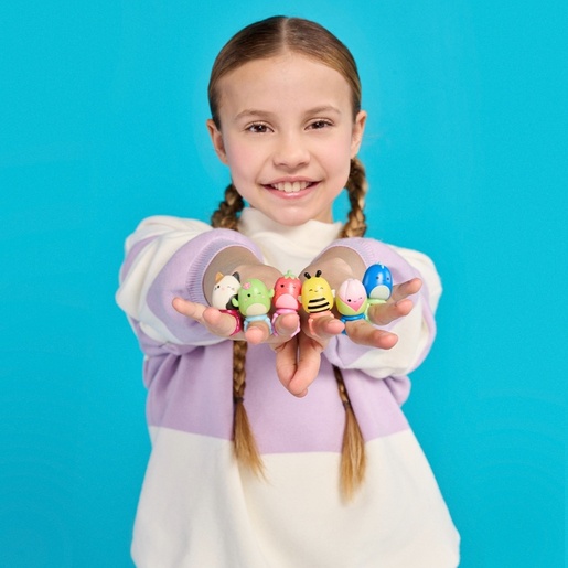 Squishmallows Squish-a-longs set mini figura, u kinu, 8 kom