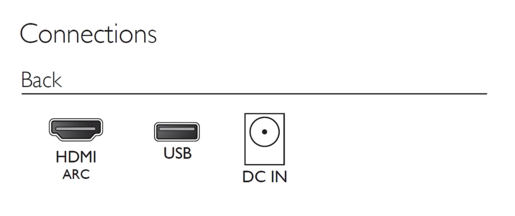 Philips TAB4000 2.0 Bluetooth, soundbar