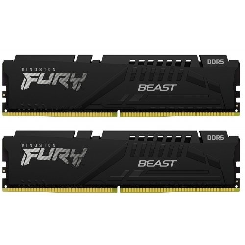Memorija Kingston 64GB (2x32) DDR5 6400MHz, FURY Beast EXPO, DIMM (KF564C32BBEK2-64)