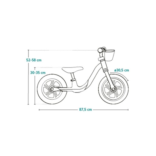Lionelo balans bicikl Alex Plus, Pink Rose