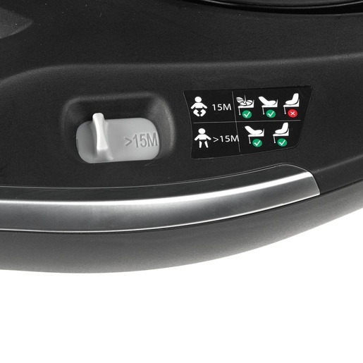 JANE Rotirajuća Isofix baza za Komibaby (40-87cm)/Kombikid (40-105cm), Gris Carbono