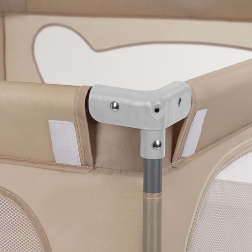 Lionelo dječja igraonica/vrtić Florence Easy Fold 151x185x76,5 cm, Beige Sand