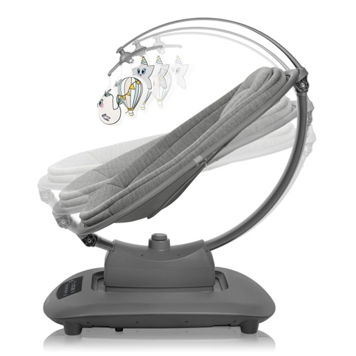 Lionelo električna ljuljačka Blossom, Grey Concrete