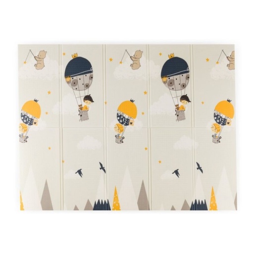 PETITE&MARS dvostrana podloga za igru Campy, Mountains&Triangles 197x147 cm