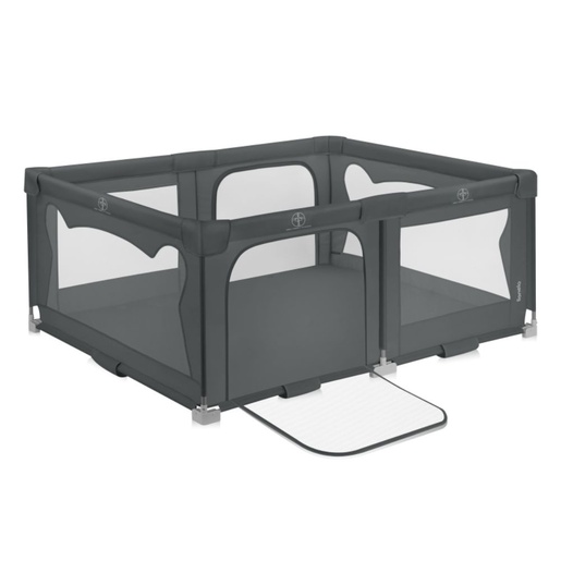 Lionelo dječja igraonica/vrtić Florence Easy Fold 151x185x76,5 cm, Grey Graphite