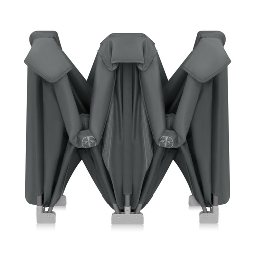 Lionelo dječja igraonica/vrtić Florence Easy Fold 151x185x76,5 cm, Grey Graphite