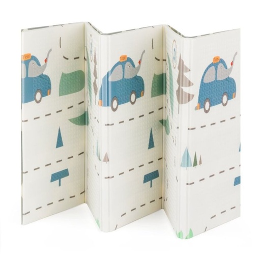 PETITE&MARS dvostrana podloga za igru Campy, Cars&Arabesca 197x147 cm