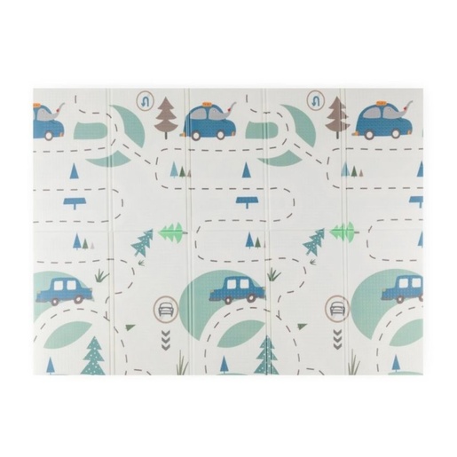 PETITE&MARS dvostrana podloga za igru Campy, Cars&Arabesca 197x147 cm