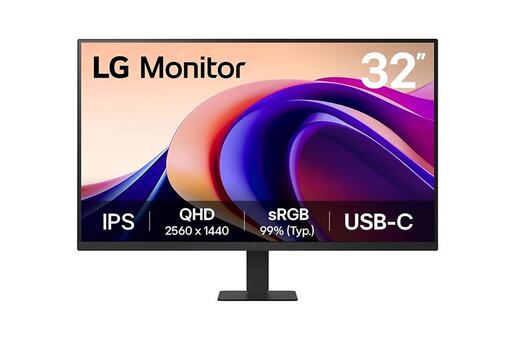 LG monitor 32U631A 31,5", IPS QHD,100Hz, HDMI, USB-C