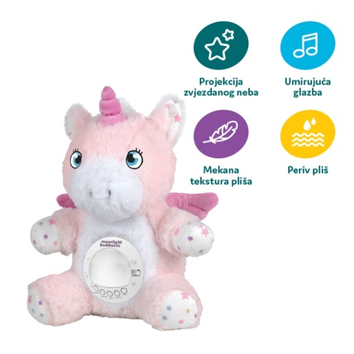 Moonlight Buddiezzz - Rozi jednorog, 30cm