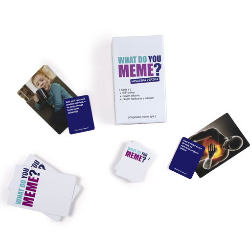 What Do You Meme? društvena igra s kartama (hrvatski)