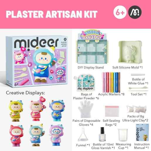 Mideer kreativni set gips