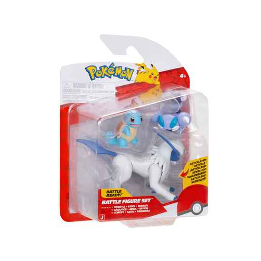 Pokemon Battle figure, 3 kom - Squirtle, Skorupi, Absol