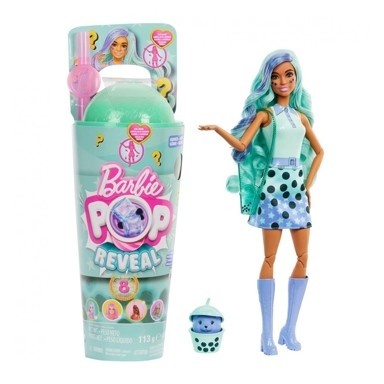 Barbie pop reveal, zeleni bubble tea