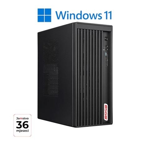 MSGW Office i210, Intel Core i3-12100, 16GB RAM, 500GB SSD, Intel UHD Graphics, Windows 11 Pro, stolno računalo