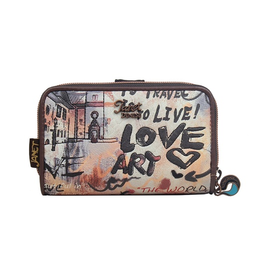 Novčanik fashion Janet Art Gallery FW25 15x4x9.5cm JW-004E P30