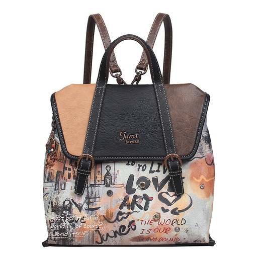 Ruksak fashion Janet Art Gallery FW25 30x12.5x27cm J-144 P14