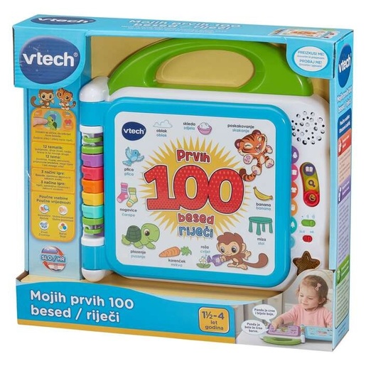 VTech knjiga prvih 100 riječi, hr/slo